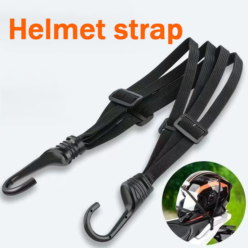Motorcycle Gear Mesh - Vielseitiger Motorrad-Gepäckgurt mit Sicherheitshaken, elastischer Helm
