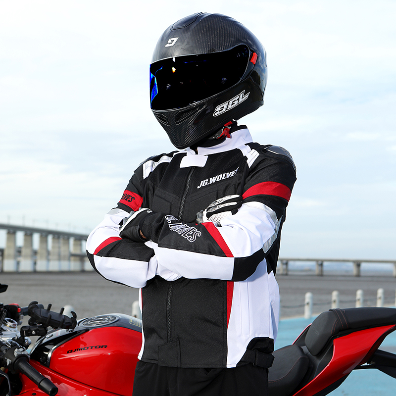 Motorcycle Gear Mesh - Motorradjacke für Herren, Fahrbekleidung, Frühling &