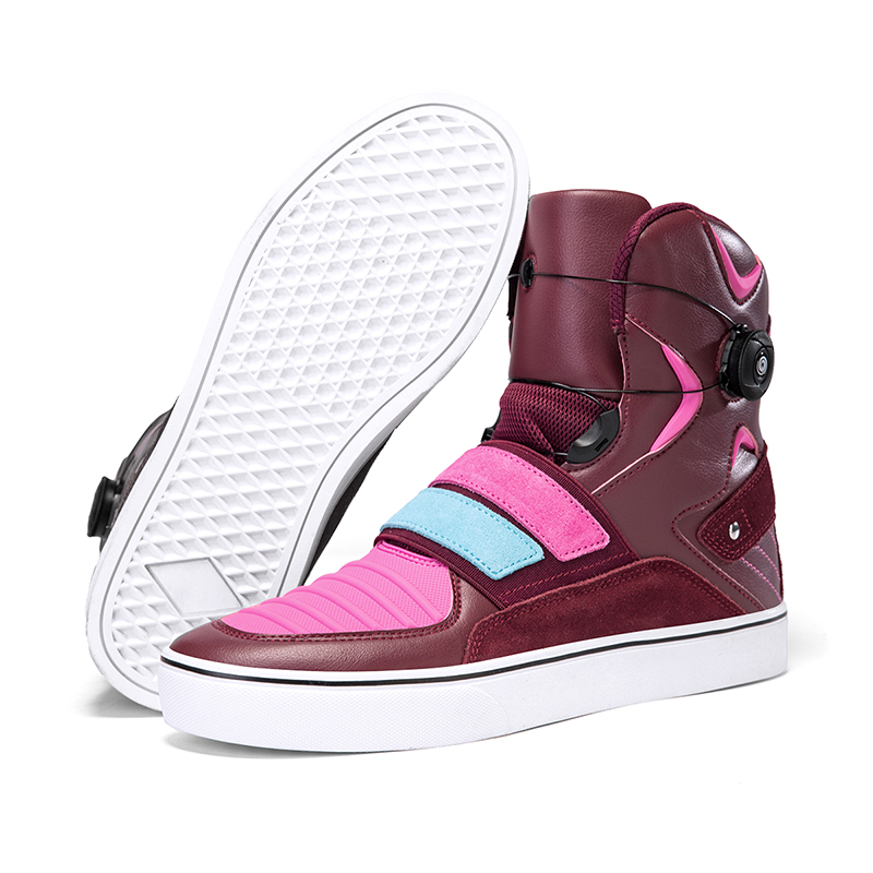 Motorcycle Gear For Plus Size Women - Damen Motorradstiefel Atmungsaktive Anti-Fall-Fahrer Straßenrennen Freizeitschuhe
