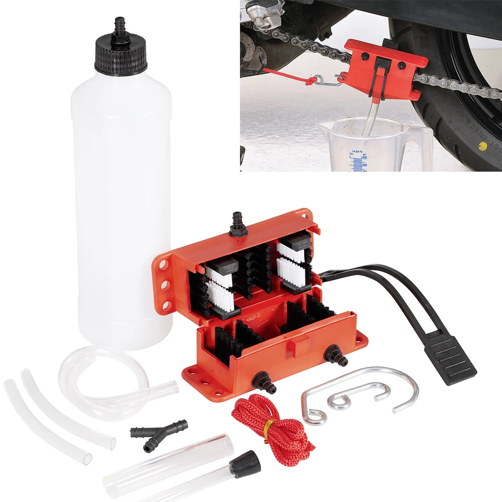 Motorcycle Gear Clearance - Motorrad kette reinigung maschine kit Pinsel