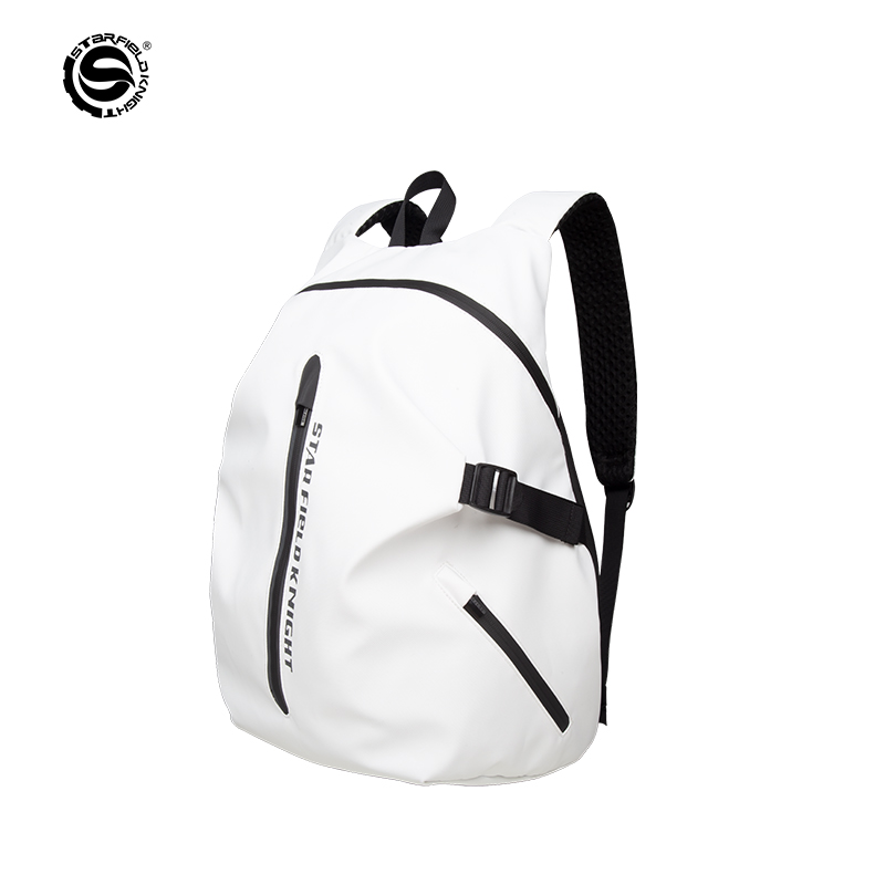 Motorcycle Gear White - SFK Motorradhelmtasche mit großer Kapazität, weißer