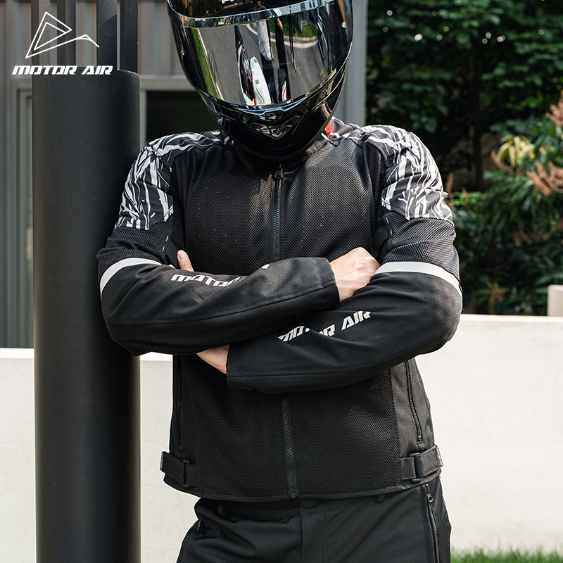 Schwarz-weiße Motorradjacke, n – Motorcycle Gear White Bewertung und Preis