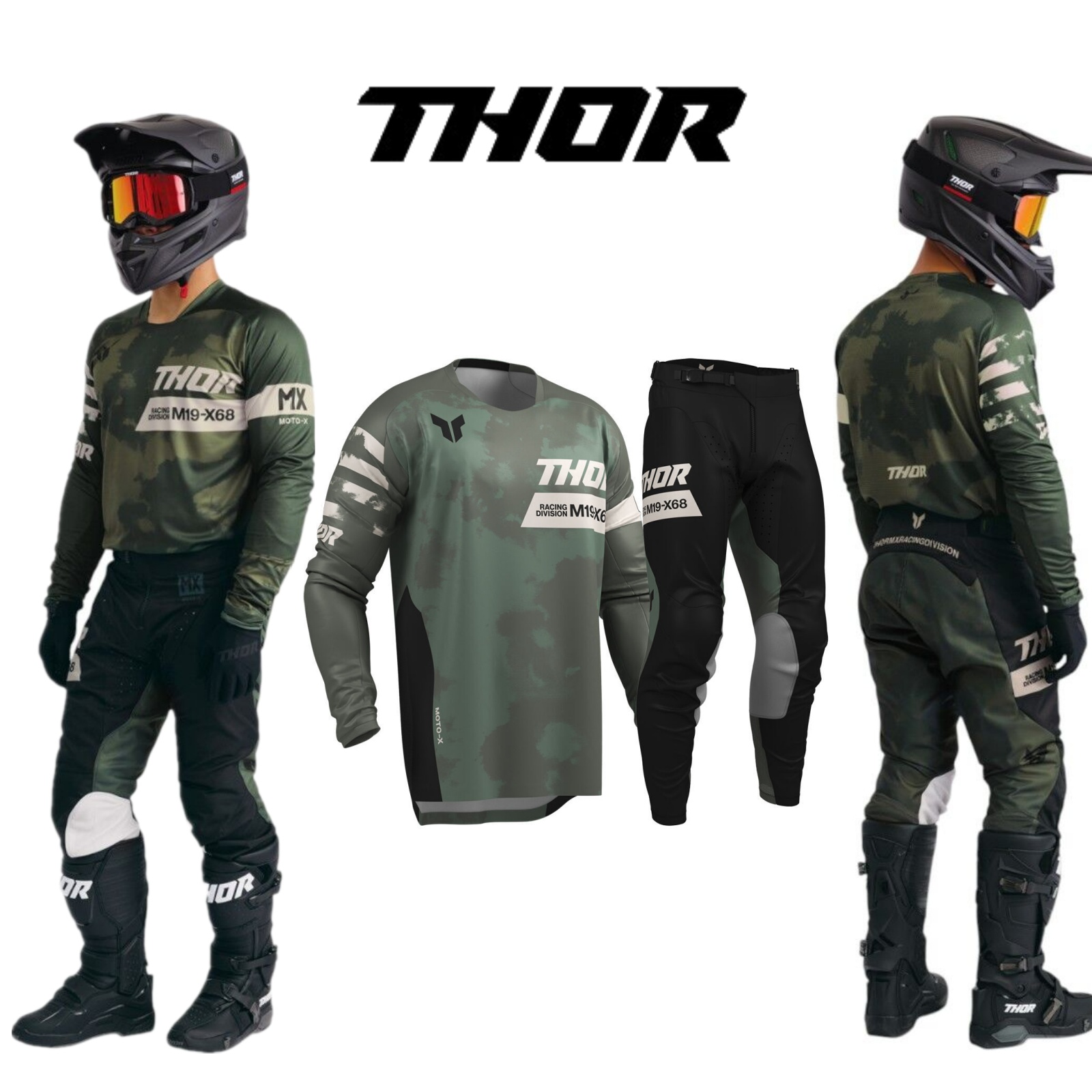 Motocross Gear Set Top Off Roa – Motorcycle Gear Bundle Bewertung und Preis