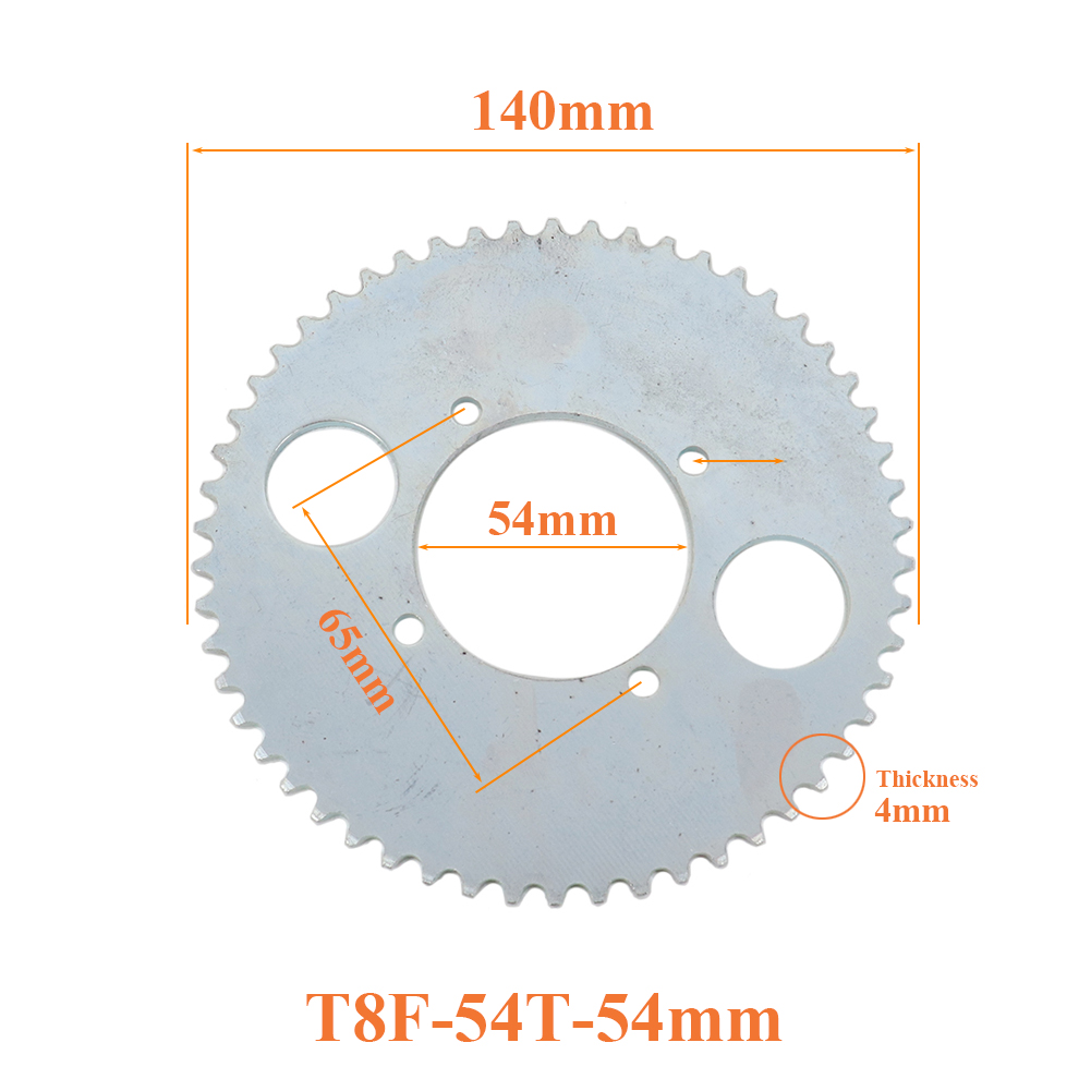 T8F 54T Kettenplatte 54mm 54 Z – Motorcycle Gear Bundle Bewertung und Preis