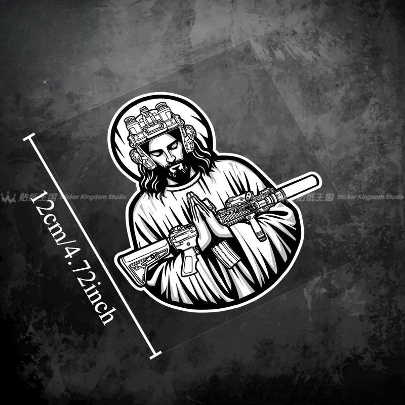 Taktische schwarz-weiße Jesus- – Motorcycle Gear White Bewertung und Preis